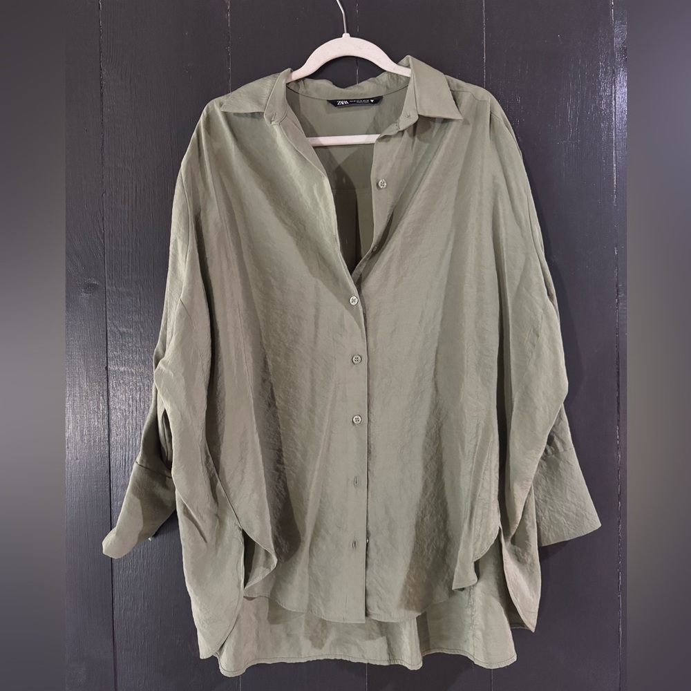 ZARA - oversized button down